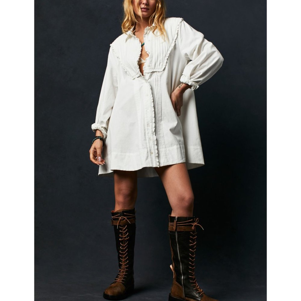 Free People White Mini Dress